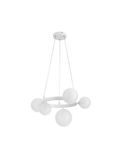 Lampara Lozolla 5xg9 Blanca Regx52x52cm