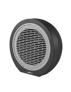 Termoventilador Elect.brindisi 2000w Negro/gris Termost.reg. 2potencias 3funciones Sist.seguridad 25x25x16