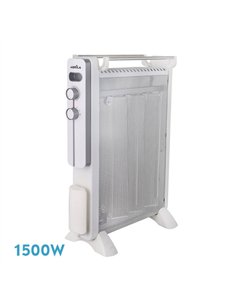 Radiador Mica Caicos 1500w 3 Elem Blanco/gris 3potencias Prot. Sob. Calent. Antivuelco 63