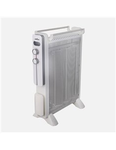 Radiador Mica Caicos 2000w 4 Elem Blanco/gris 3potencias Antivuelco 2
