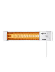 Estufa Cuarzo Africa 1200w Blanco 2 Potencias Control Cadena De Tiro 10