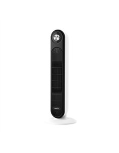 Termoventilador Ceramico Vert.grecia 2000w Negro/blanco 2pot.oscilante
