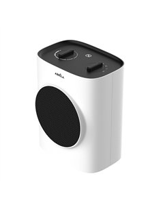 Termoventilador Ceramico Chipre 1500w Blanco/negro 2potencias 3funciones Antivuelco Termostato Reg. 21