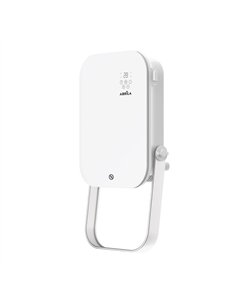 Termoventilador Pared Baño Austria 2000w Blanco  3funciones c/remoto y toallero Display Ip24 50x25x13cm