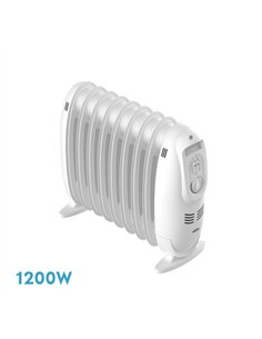 Radiador Aceite Irlanda 1200w Blanco 3potencias Termost.reg 9elementos Protec.segurid.asa 38