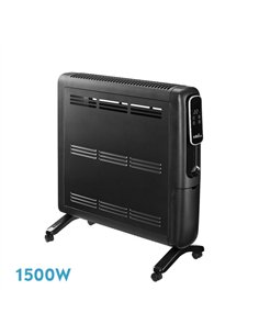 Emisor Termico Aluminio Alpino 1500w Negro 2pot Display C/remoto