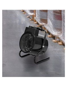 Termoventilador Industrial Zenon 3000w Negro 2potencias Ip24 Termostato Reg.33x24x22 2