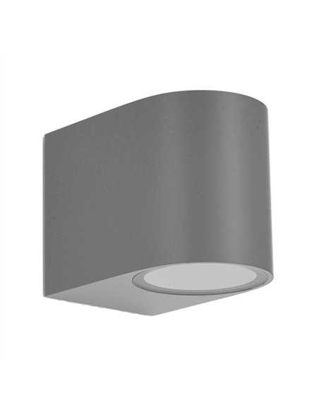 Aplique Exterior Gacela 1xgu10 Gris Ip44 8x7x9 Cm