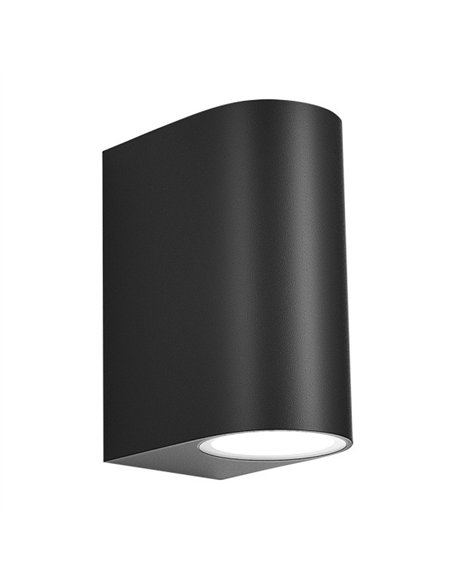 Aplique Exterior Gacela 2xgu10 Negro Ip44 14