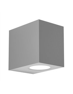 Aplique Exterior Alce 1xgu10 Gris Ip44 8x7x9 Cm