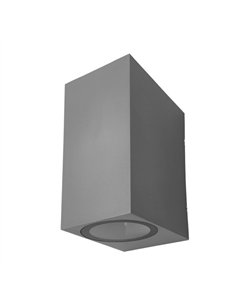 Aplique Exterior Alce 2xgu10 Gris Ip44 14