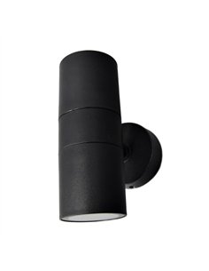 Aplique Exterior Becala 2xgu10 Negro Ip44 15