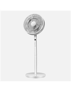 Ventilador De Pie Azor Blanco 3vel 60w 70/100x35x35cm Oscilante C/remoto Y Temporizador 2