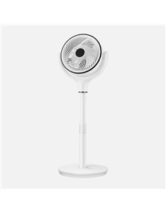 Ventilador De Pie Chorlito Blanco 40w 6vel Oscilacion 3d Regx34x34 Remoto 2