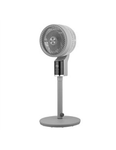 Ventilador De Pie Persa Gris/cromo 50w 3vel Regx33x33cm Oscilante