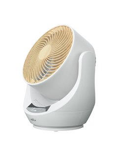 Ventilador Sobremesa Navia Blanco/haya 40w 4velocidades Orient Rotatorio
