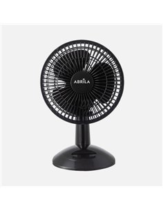 Ventilador Sobremesa Pizarro Mini Negro 2vel 20w  Orientable 27x20x15cm 2
