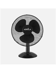Ventilador Sobremesa Pizarro Grande Negro 3velocidades 40w  Orientable Fijo Y Rotatorio 52x41x25cm 2