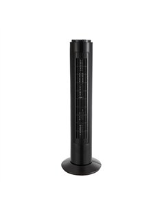 Ventilador De Torre Picaro Negro 3vel 50w C/remoto Temporizador