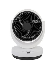 Ventilador Sobremesa Loira Blanco/negro 3velocidades 35w 3aspas C/remoto 2