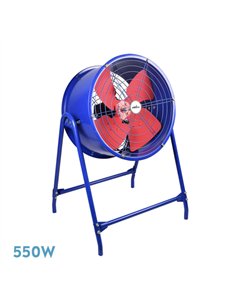 Ventilador Industrial Dana Azul/rojo 550w 1vel 4aspas C/soprte  103x58x32cm