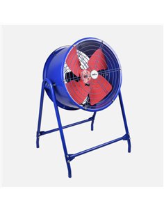 Ventilador Industrial Dana Azul/rojo 550w 1vel 4aspas C/soprte  103x58x32cm 2