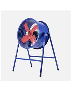 Ventilador Indust.torrente Azul/rojo 550w 1vel 4aspas C/soprte 103x58x27cm 2