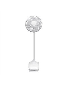 Ventilador Sobremesa C/pinza Sines Blanco 5w 3+1velocidades Recargable Alimen.usb 5asp Motor Dc 36x12 2