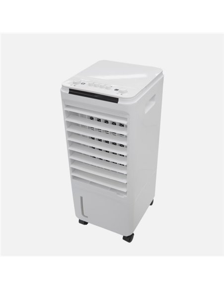 Climatizador Evaporativo Glaciar Blanco 80w 3velocidades 7l  Humidificador, Orientab.acum.frio 56x23,5x26cm