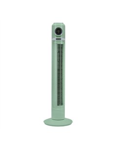 Ventilador Torre Artico Verde 45w 3velocidades C/remoto Y Temporizador Display Fijo Y Rotatorio 82x22x22cm