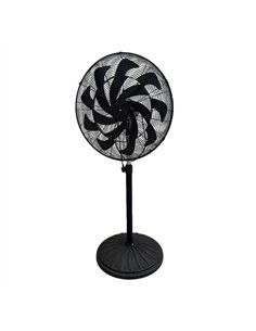 Ventilador Pie Indust.centurion Negro1velecidad 300w 16asp Fijo Y Rotat.oscilante Regx65x59cm 2