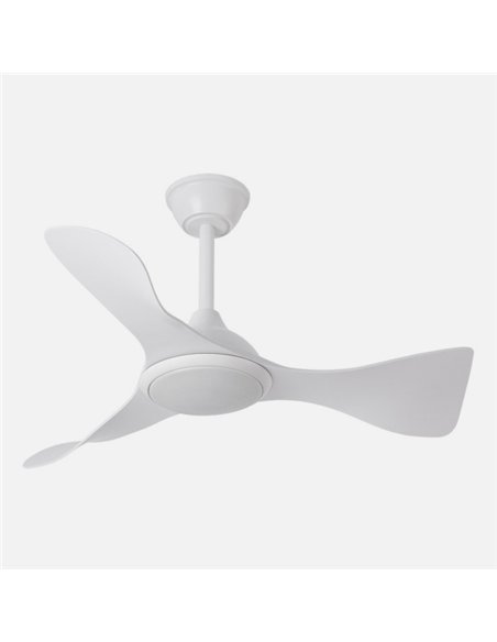 Ventilador Dc Caiman 36w 3600lm Blanco 89d 3asp 6v 3000-4500-6500k Remoto+reg.int+memo+temp