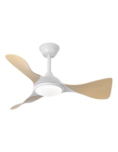 Ventilador Dc Caiman 36w 3600lm Bla/hay 89d 3aspas 6vel 3000-4500-6500k Remoto+reg.intensidad+memoria+temporizador 2
