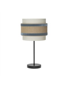 Sobremesa Peq. Cornalina 1x14 Beis/azul  47x18x18cm