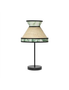 Sobremesa Peq. Constantinopla 1xe14 Beis/verde 45x20x20cm