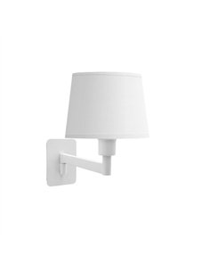 Aplique Cueza 1xe14 Blanco/blanco 24x15x28cm