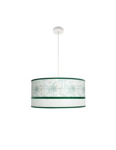 Colgante Caledonia 3xe27 Blanco/verde Regx60x60cm