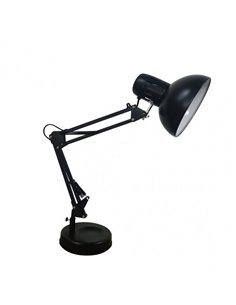 Flexo Articulable Rutilo 1xe27 Negro Mate 57x39x15 Cm