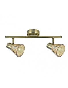 Regleta 2xe14 Cooper Cuero 16x36