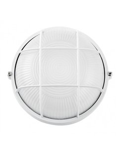 Aplique Ext. Aluminio Apus Grand.1xe27 Blanco Ip44 11x25x25 Cm