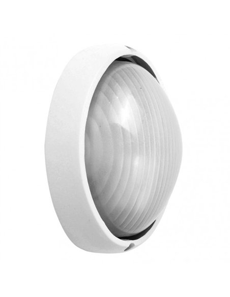 Aplique Ext. Aluminio Vega Grande 1xe27 Blanco  11x32x20