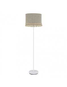 Pie Salon Vera 1xe27 Blanco/beis 163x40x40 Cm