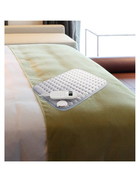 Almohadilla Elect.moraleja/vellon Gris 100w 40x30cm 9niveles Apagado Automatico Desmontable Y Lavable
