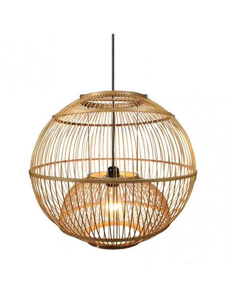 Colgante Bambu 1xe27 Croton Regx45d