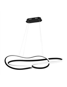 Colgante Bagdag Negro 60w 4000k Regx103x38cm 5100lm C/remoto