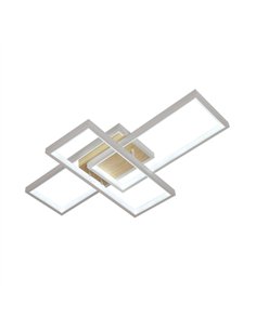 Plafon Madaleta 104w 3000-4000-6500k Blanco/haya 11440 Lm C/remoto