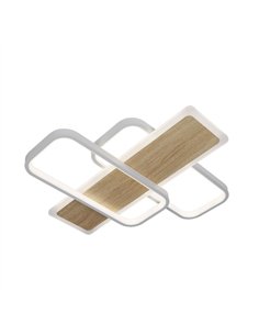 Plafon Forqueta 120w 3000-4000-6500k Blanco/haya 13200  Lm C/remoto