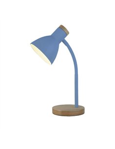 Flexo Epiro 1xe27 Azul/haya 40x15x15cm