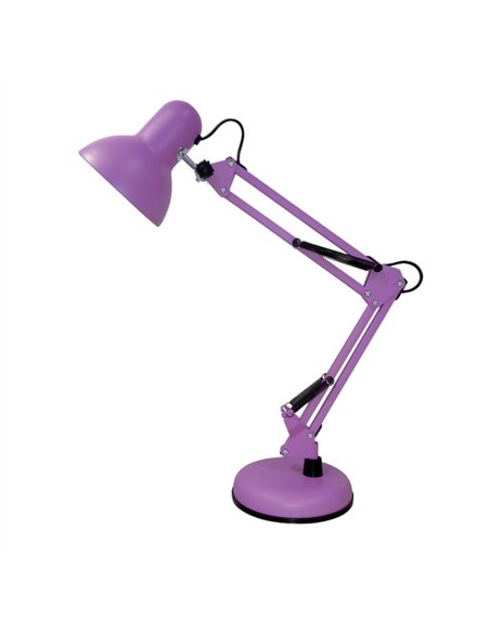 Flexo Articulado Viar 1xe27 Morado 55x12