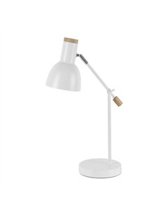 Flexo Tejo 1xe27 Blanco/haya Orientable 50x15x16